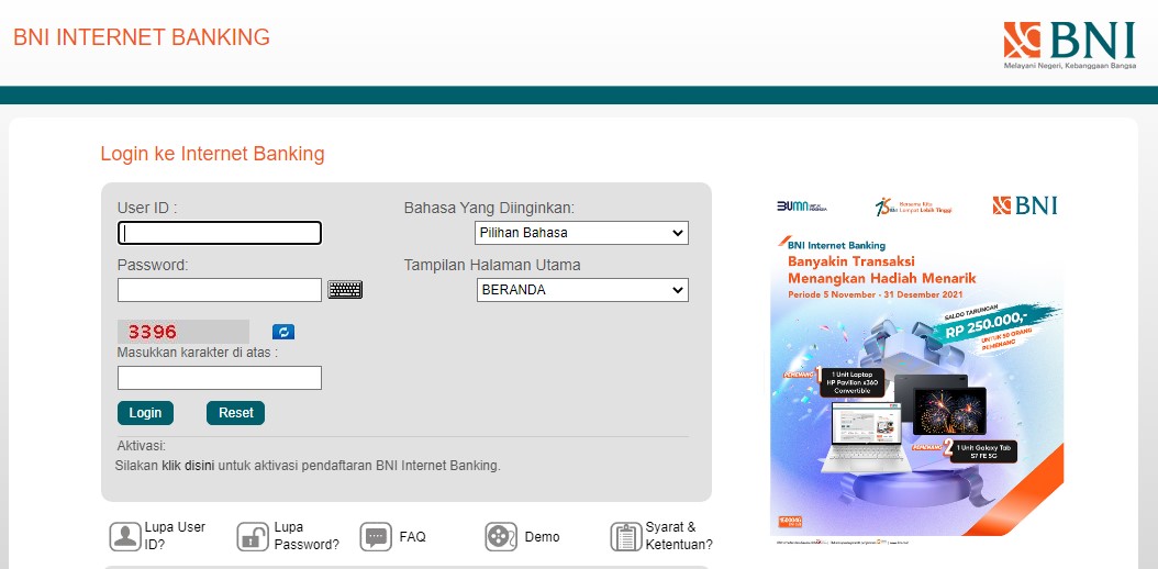 Internet Banking BNI Lengkap Cara Daftar Dan Aktivasi Di Hp | Radarmu