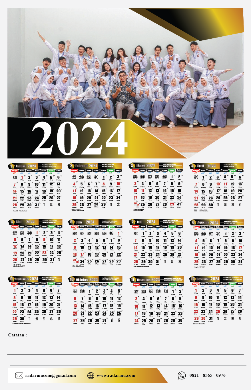 Kalender 2024 cdr lengkap jawa hijriyah islam