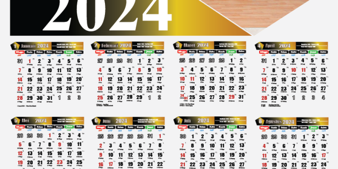 Kalender 2024 Pdf Lengkap Penanggalan Jawa Dan Hijriyah Radarmu