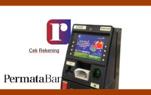 Cara Cek Nomor Rekening Bank Permata di ATM